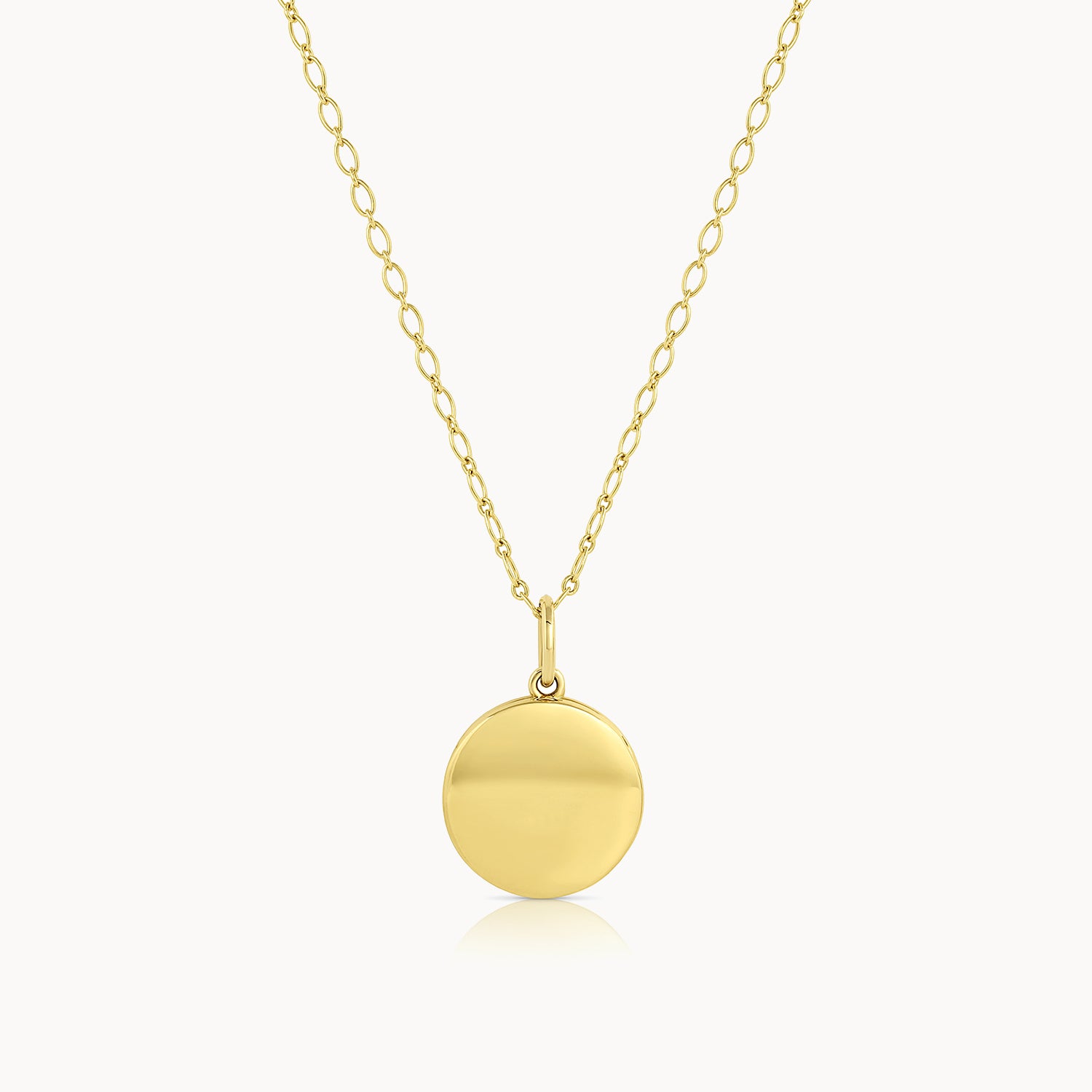 Engravable Gold Locket