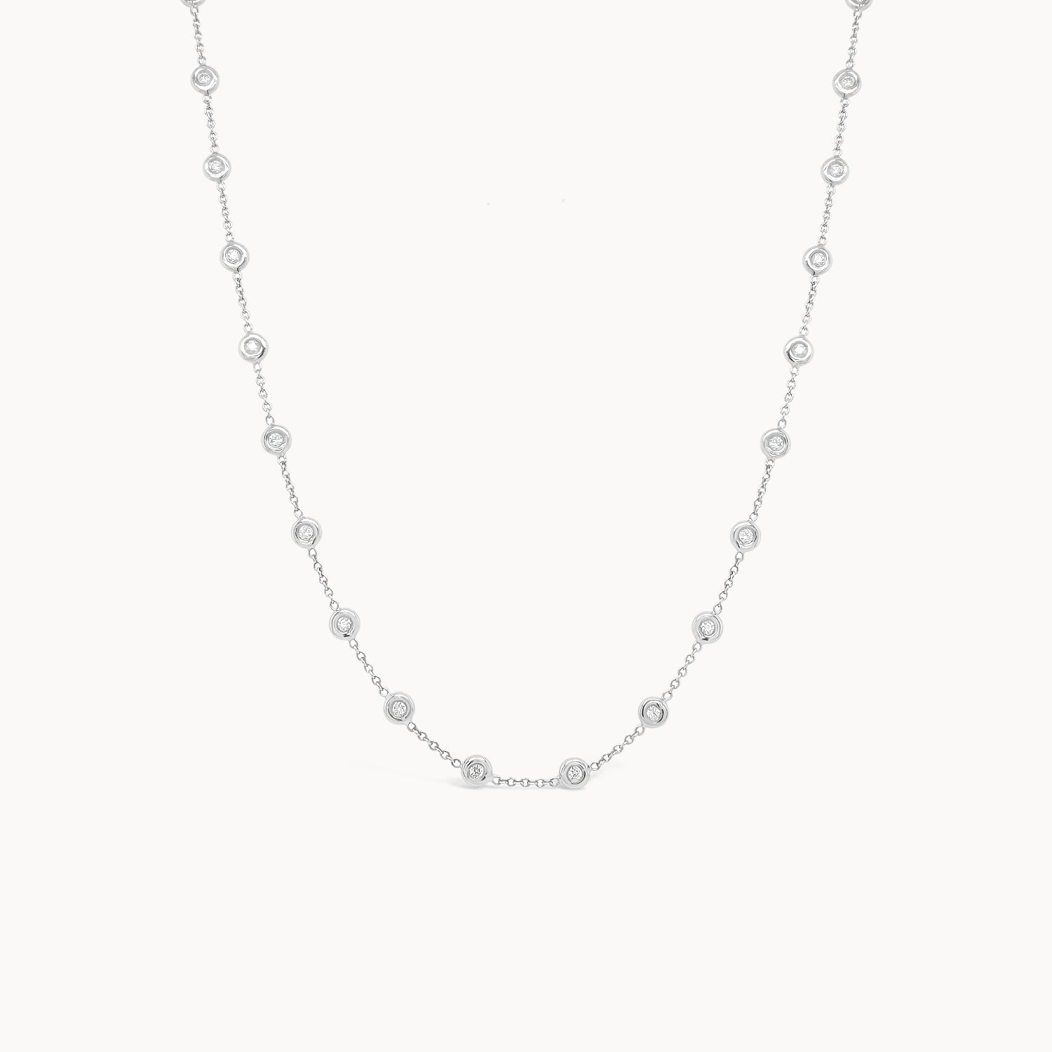 Diamond Station Necklace