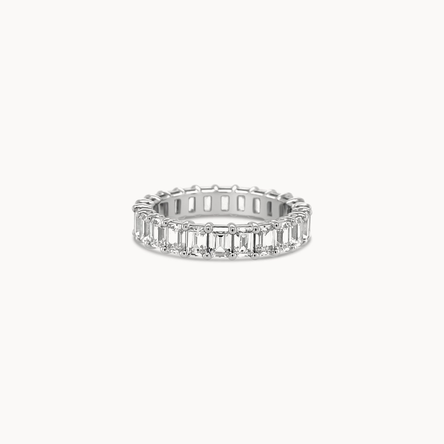 Emerald Cut Diamond Eternity Band