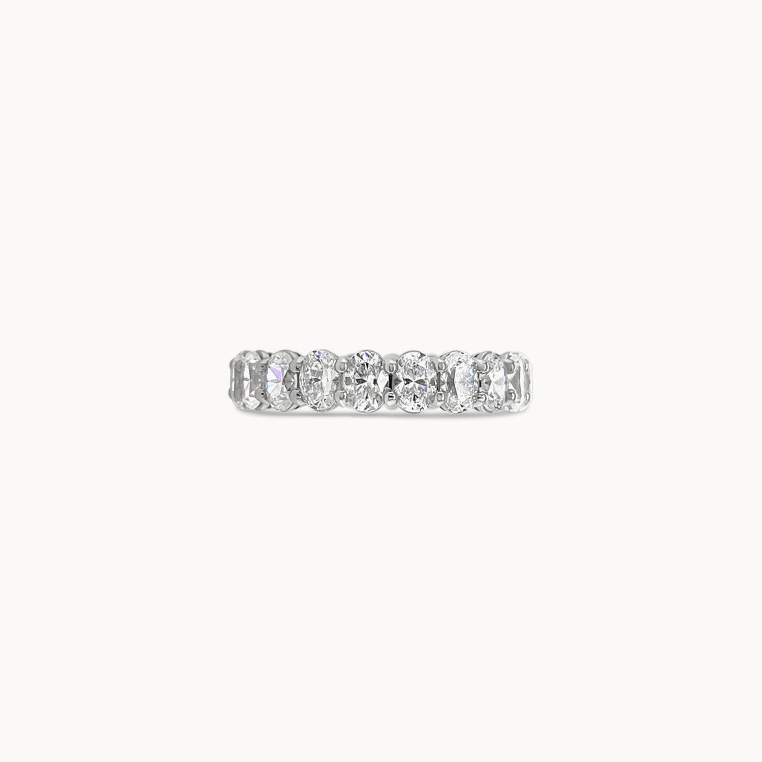 Oval Diamond Eternity Band