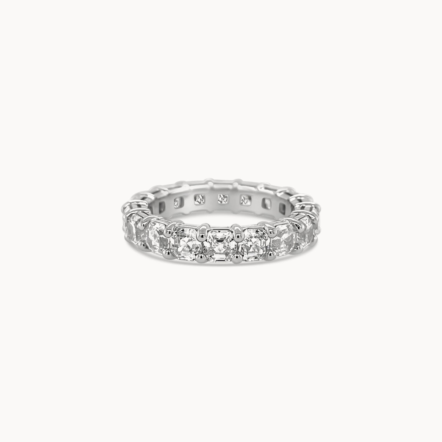 Asscher Cut Diamond Eternity Band