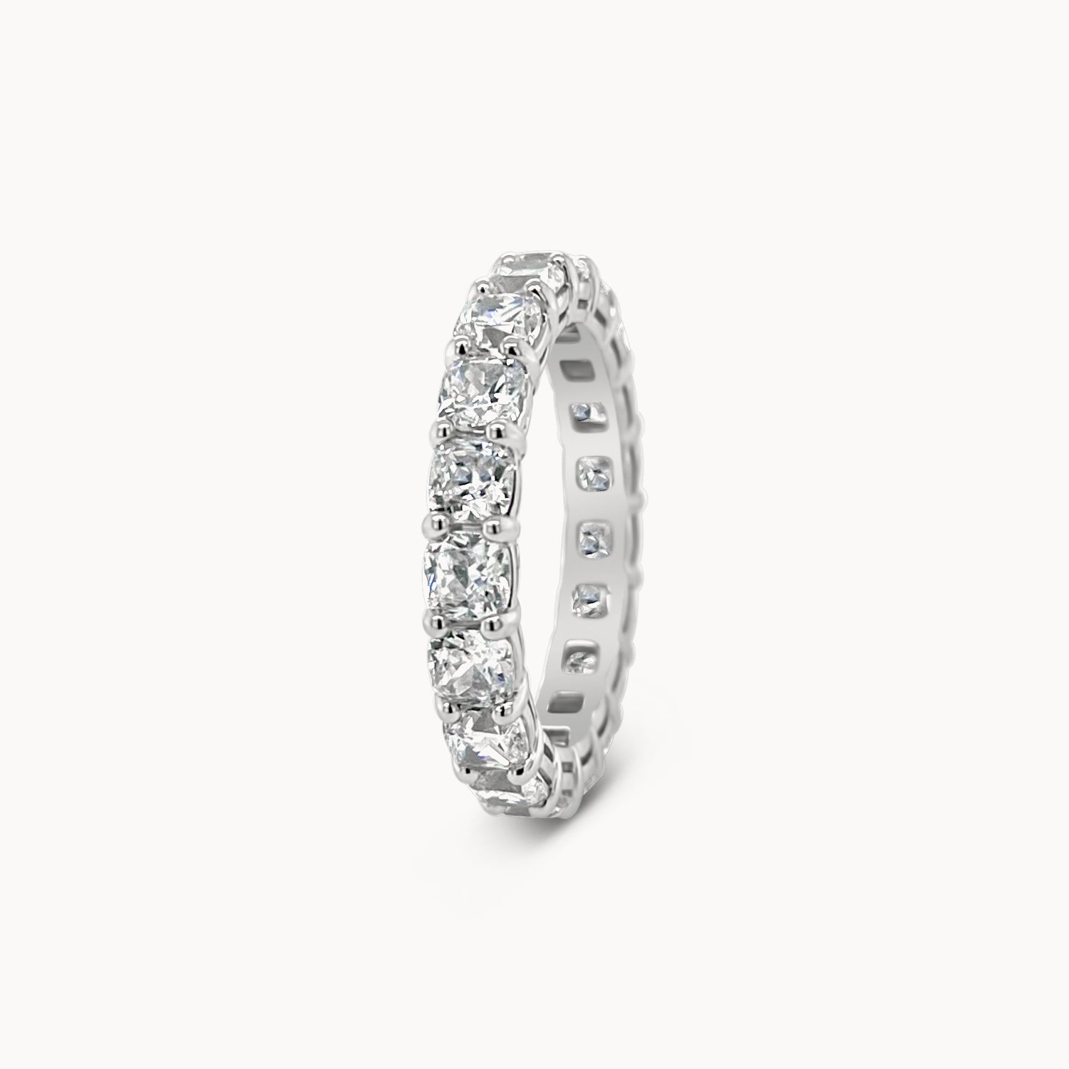 Cushion Cut Diamond Eternity Band