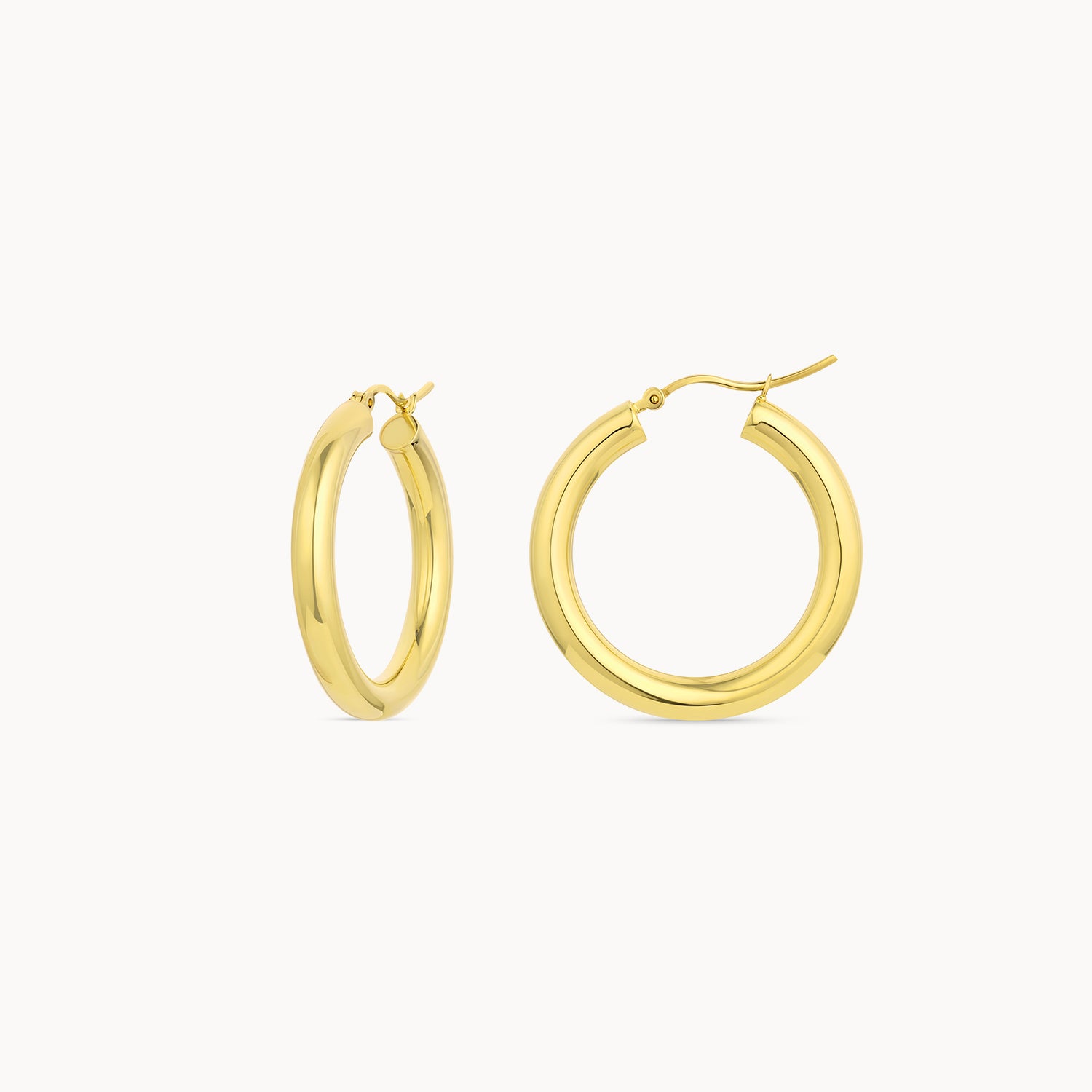 Tube Hoop Earrings