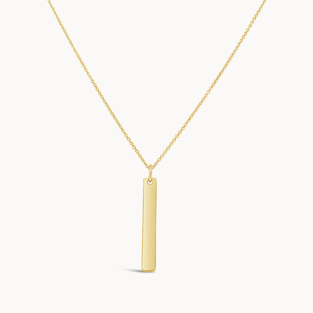 Engravable Bar Pendant