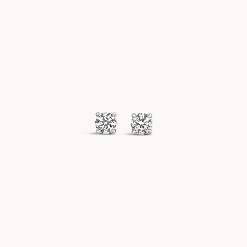 Classic Diamond Stud Earrings