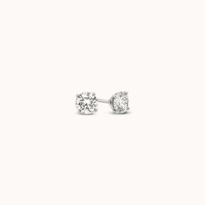 Classic Diamond Stud Earrings