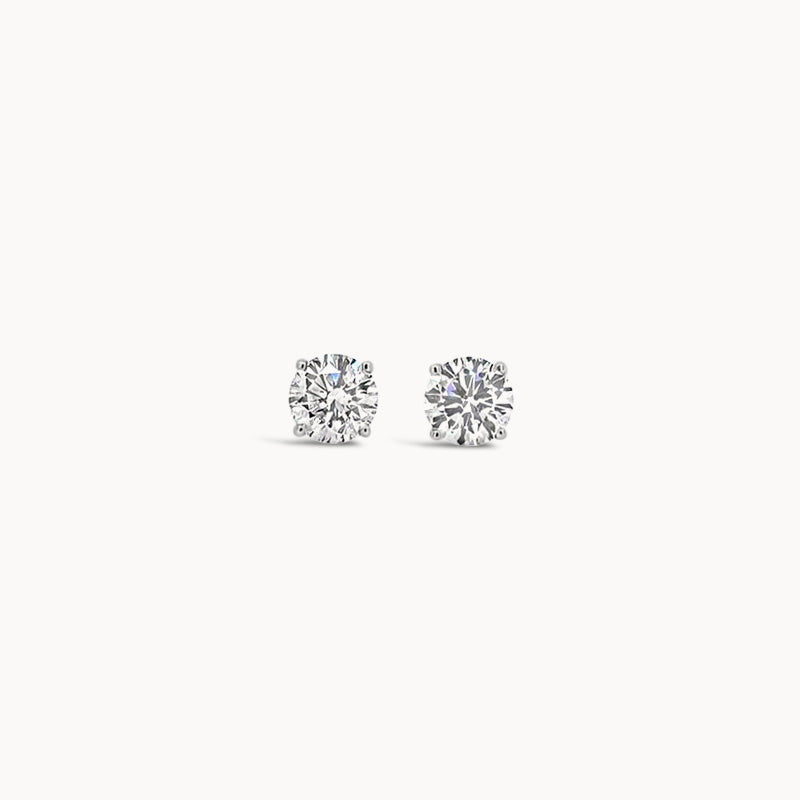 Classic Diamond Stud Earrings