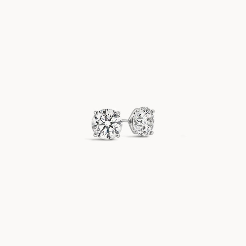 Classic Diamond Stud Earrings