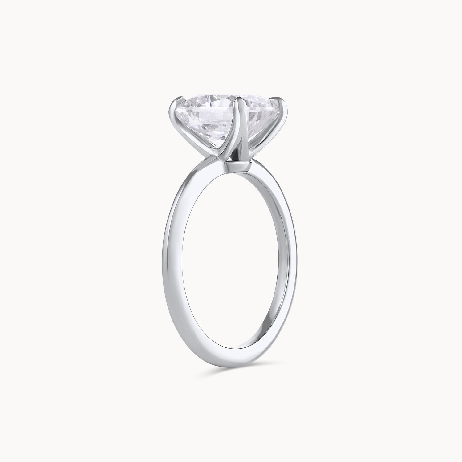 Four Prong Solitaire Diamond Engagement Ring