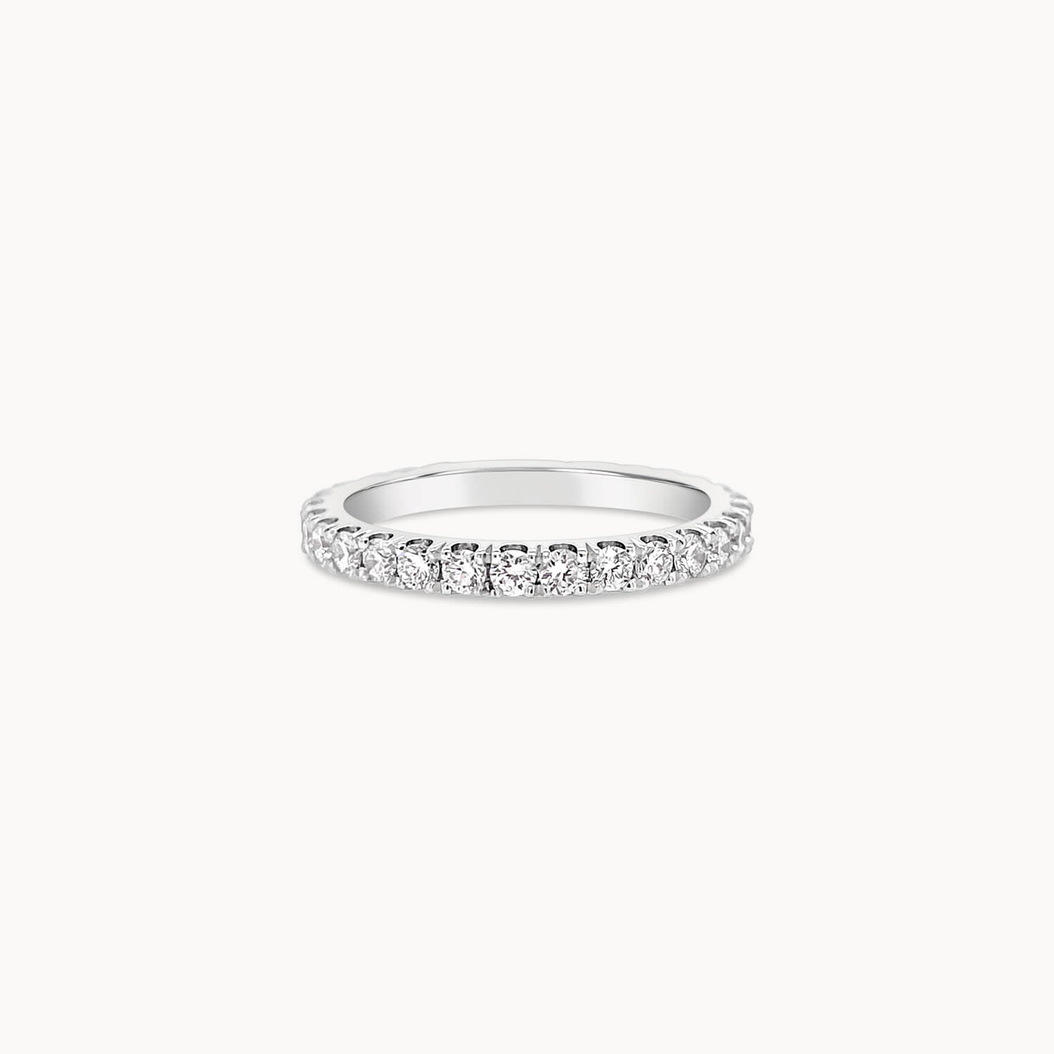 U Pavé Diamond Eternity Band