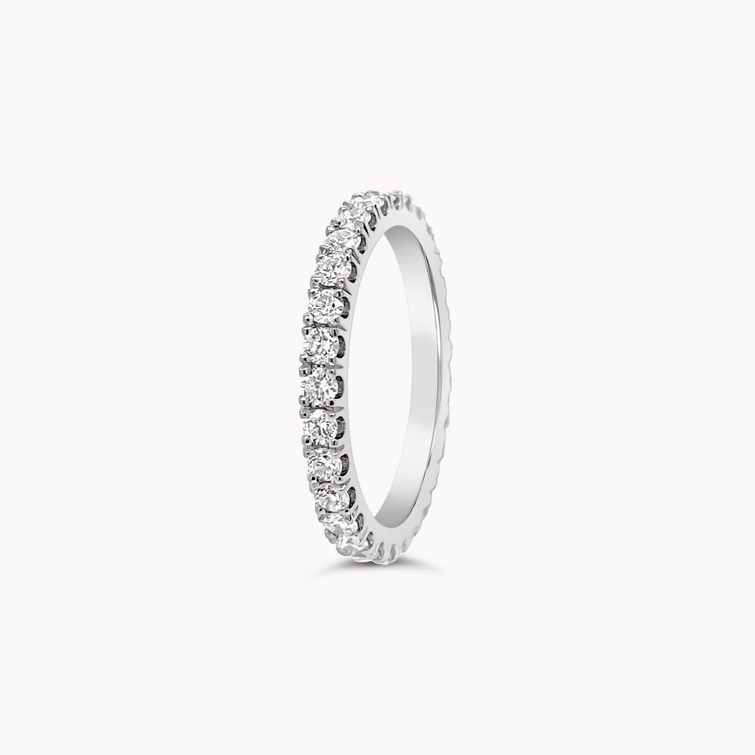 U Pavé Diamond Eternity Band