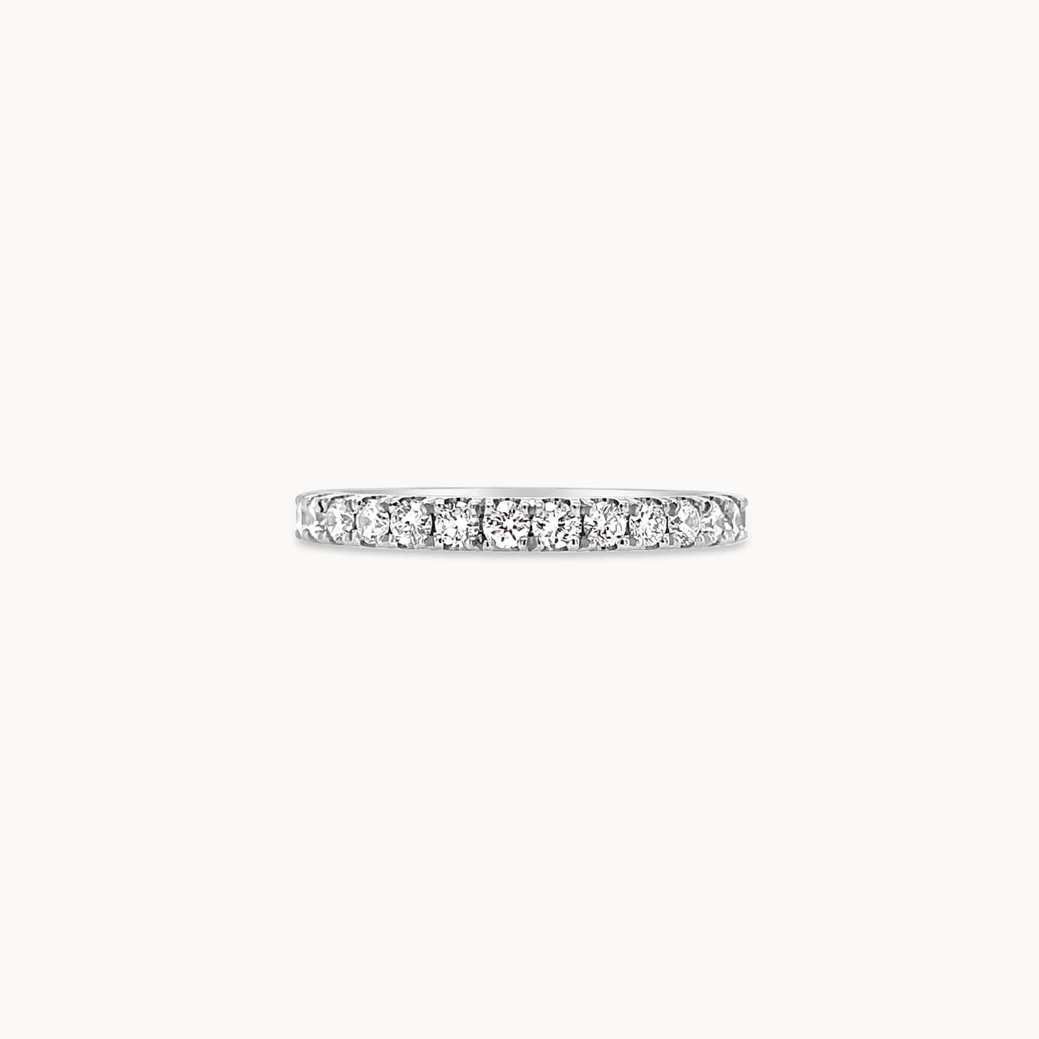 U Pavé Diamond Eternity Band