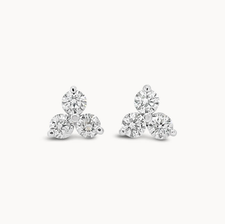 Diamond Trio Studs