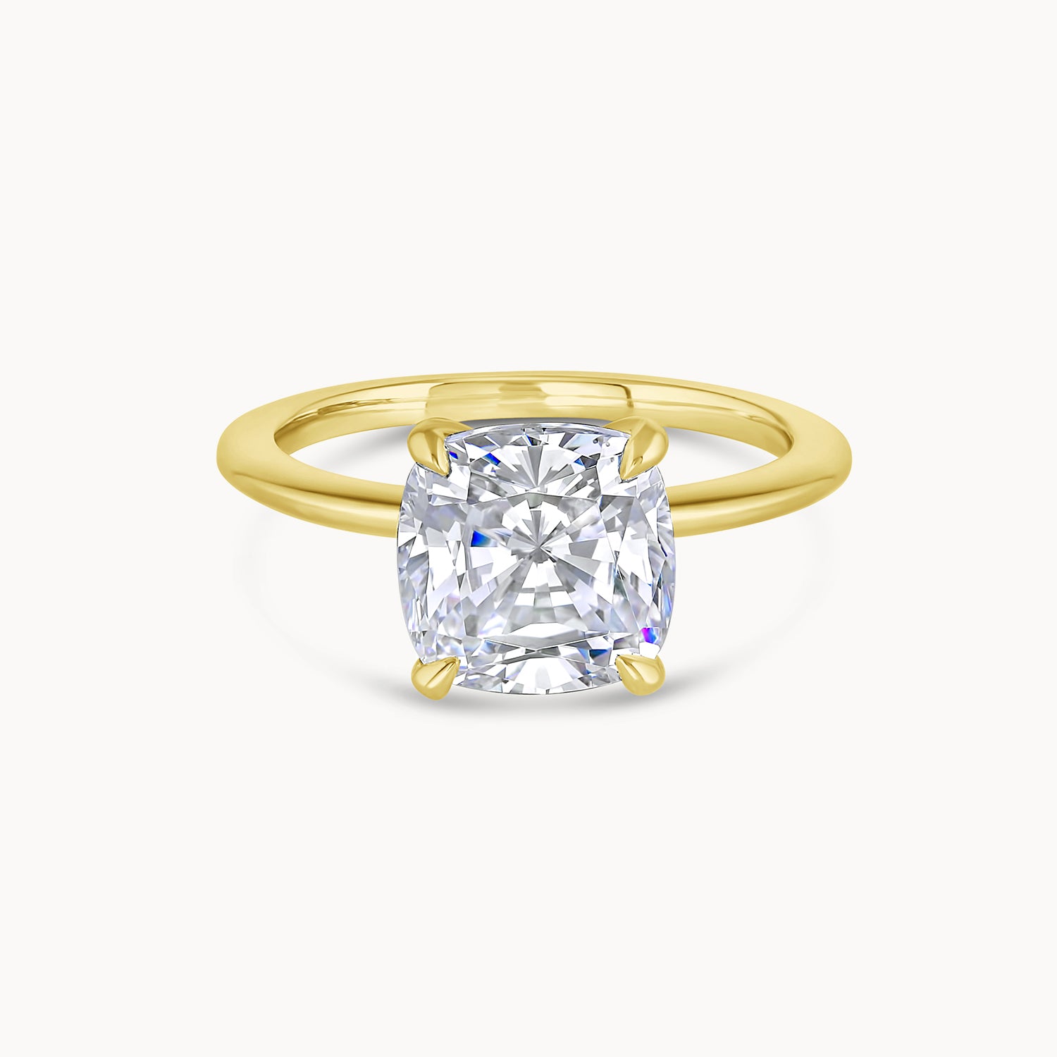 Four Prong Solitaire Diamond Engagement Ring