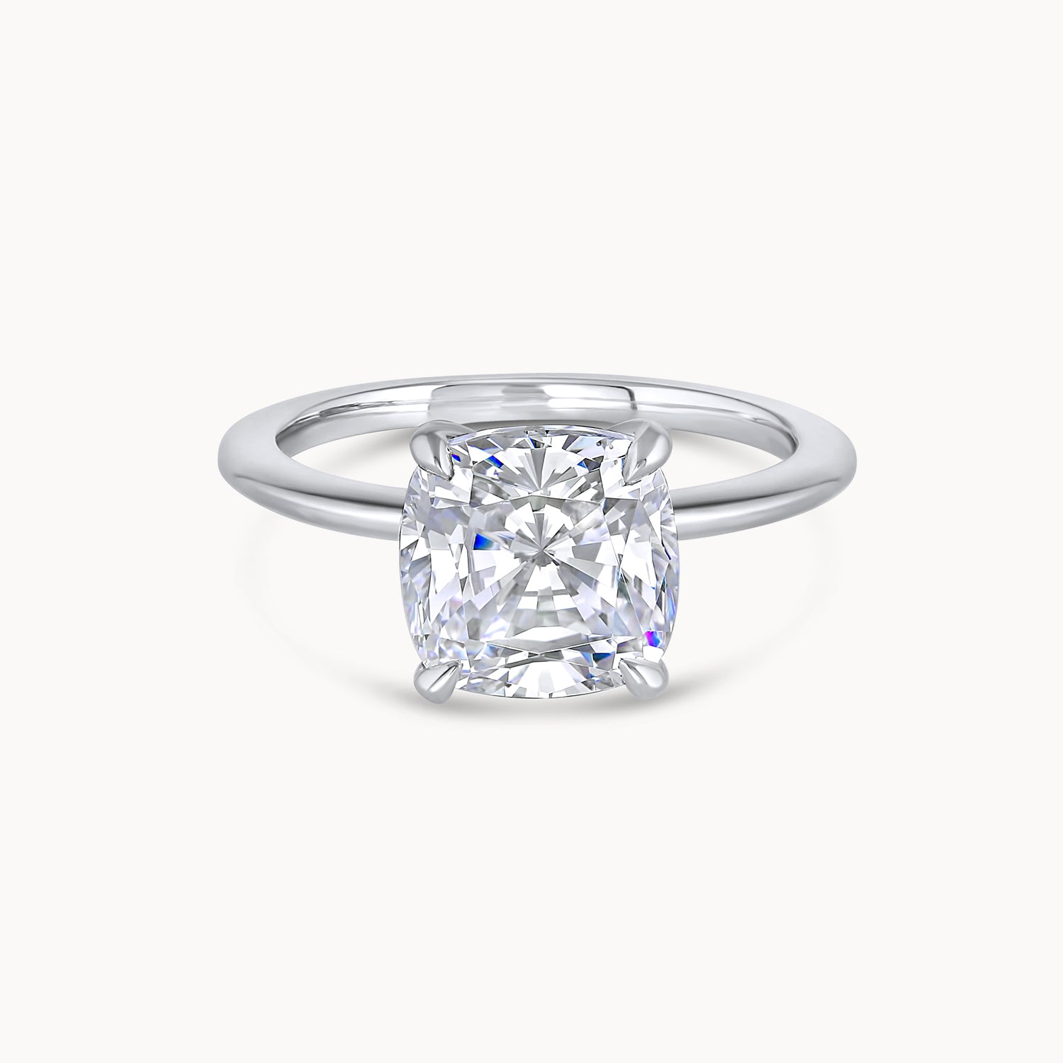 Four Prong Solitaire Diamond Engagement Ring