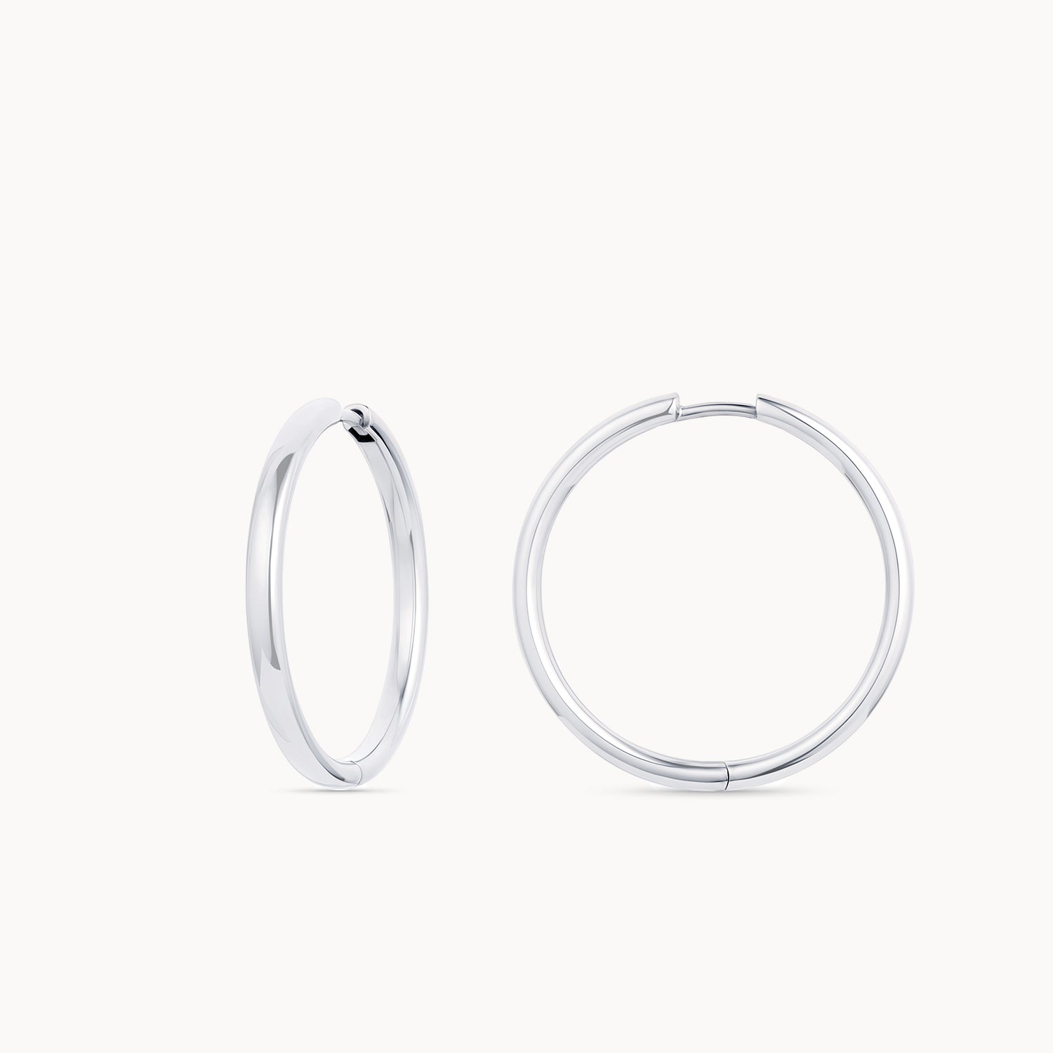 Thin Hoop Earrings