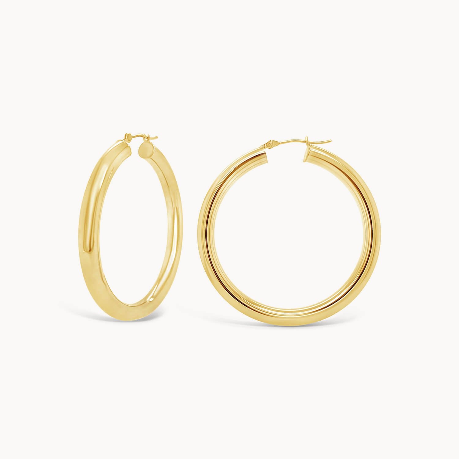 Tube Hoop Earrings